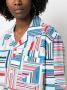 BODE Blouse met patchwork Blauw - Thumbnail 5