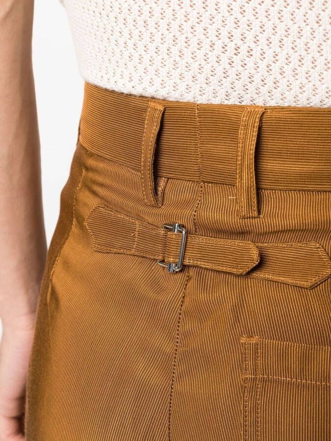 BODE Ribfluwelen broek Oranje