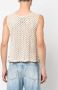 BODE Gehaakte tanktop Beige - Thumbnail 4