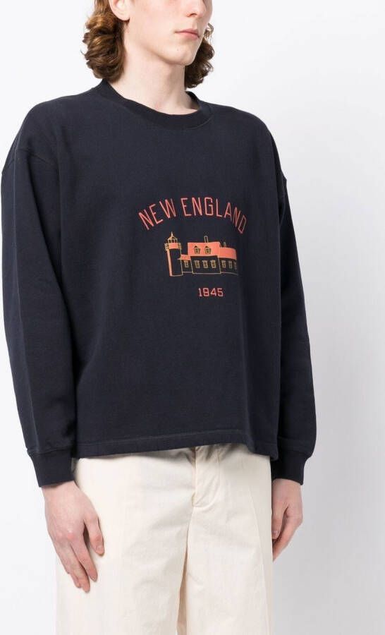 BODE Sweater met print Blauw