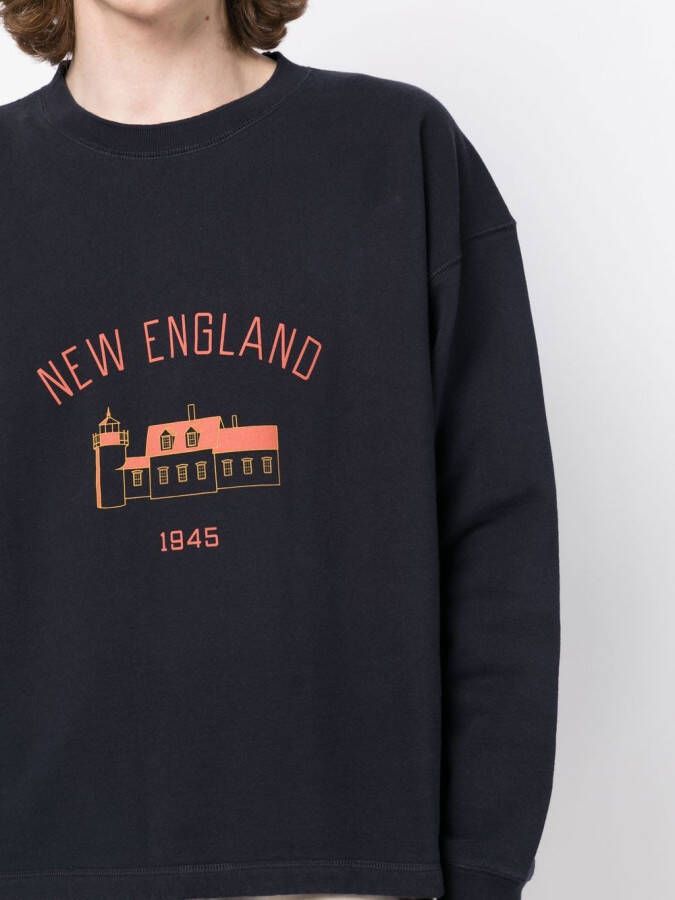 BODE Sweater met print Blauw