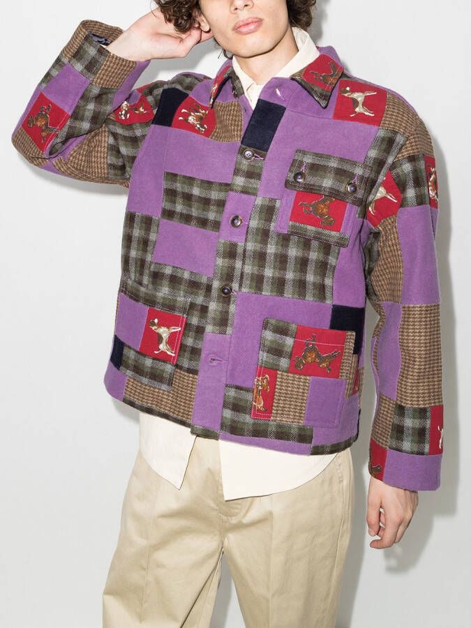 BODE Jack met patchwork Paars