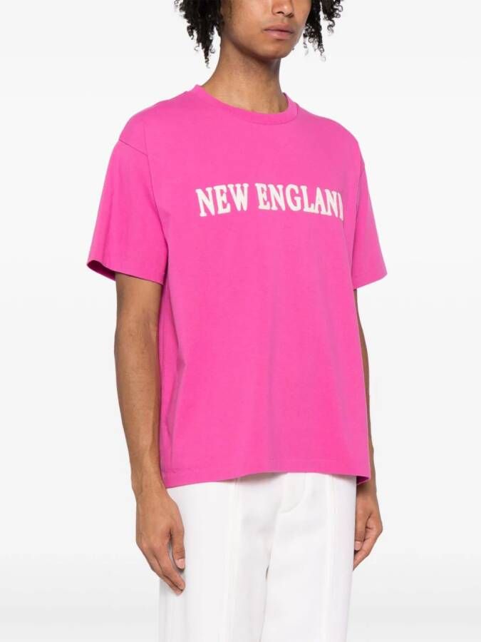 BODE Katoenen T-shirt Roze