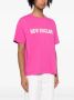 BODE Katoenen T-shirt Roze - Thumbnail 2