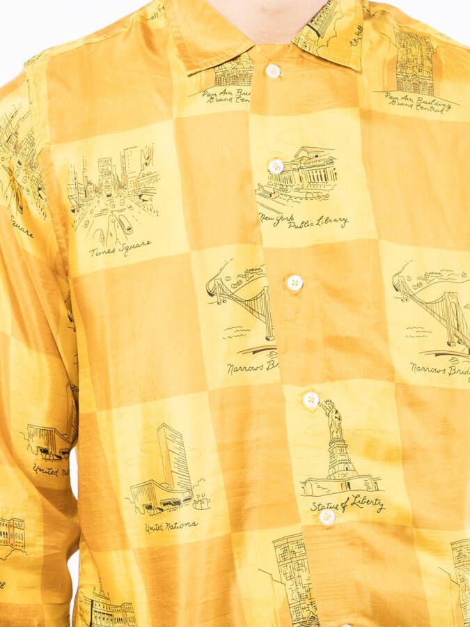 BODE Overhemd met print Geel