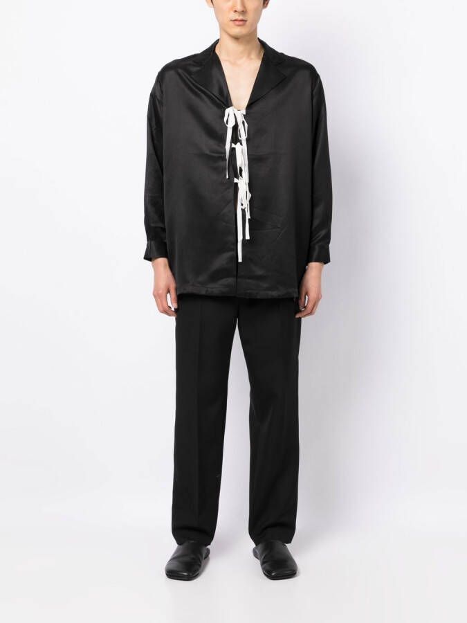 BODE Zijden blouse Zwart