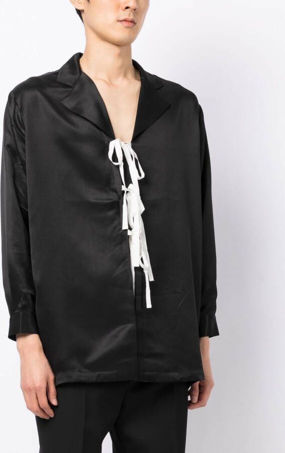 BODE Zijden blouse Zwart