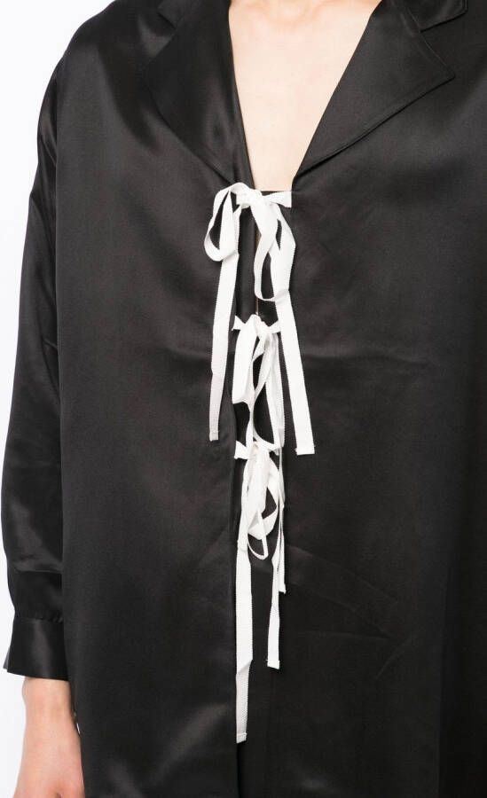 BODE Zijden blouse Zwart