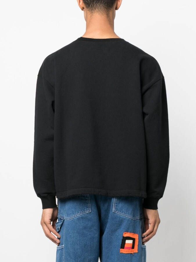 BODE Sweater met ronde hals Zwart