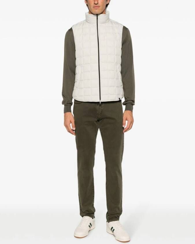 Boggi Milano Gewatteerde bodywarmer Beige
