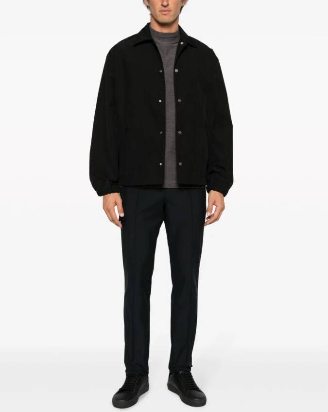 Boggi Milano T-shirt met col Grijs