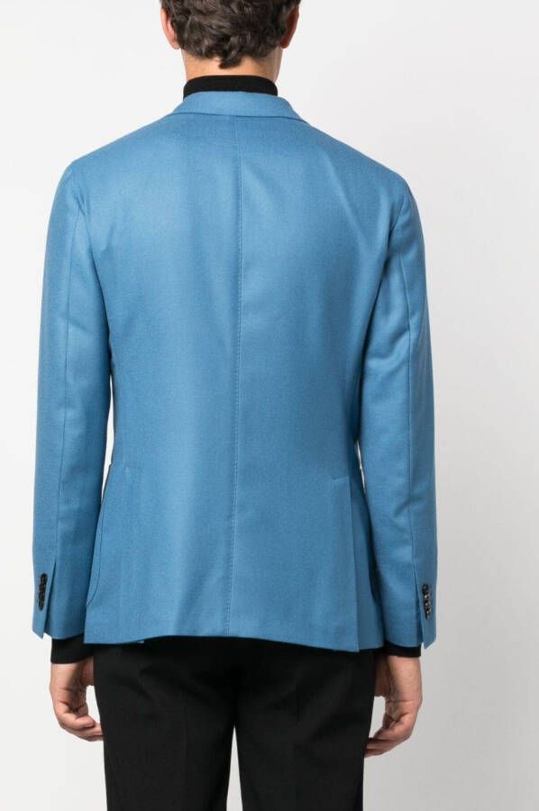 Boglioli Blazer met enkele rij knopen Blauw