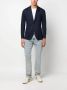 Boglioli Blazer met enkele rij knopen Blauw - Thumbnail 2