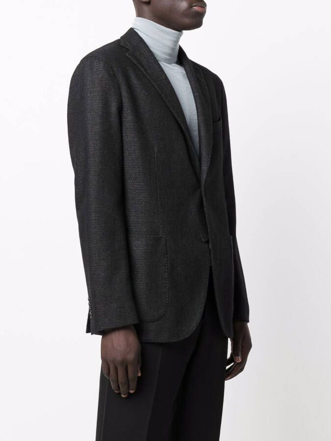Boglioli Blazer met enkele rij knopen Grijs