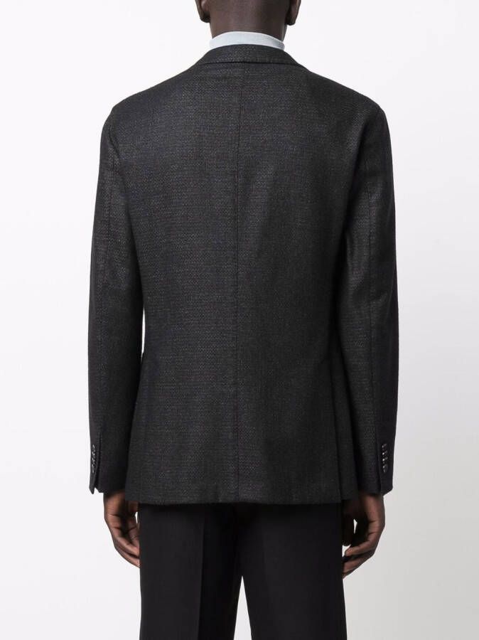 Boglioli Blazer met enkele rij knopen Grijs