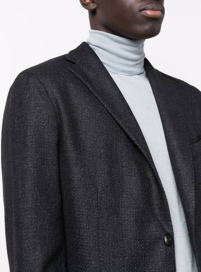 Boglioli Blazer met enkele rij knopen Grijs