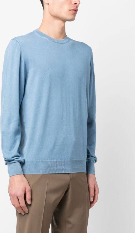 Boglioli Fijngebreide trui Blauw