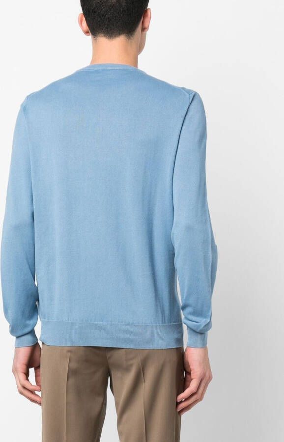 Boglioli Fijngebreide trui Blauw
