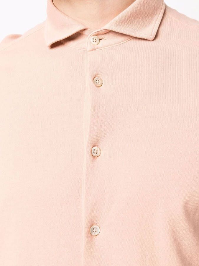 Boglioli Getailleerd overhemd Roze