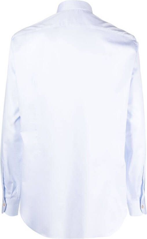 Boglioli Katoenen overhemd Blauw