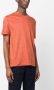 Boglioli Linnen T-shirt Oranje - Thumbnail 3
