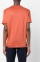 Boglioli Linnen T-shirt Oranje - Thumbnail 4