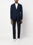 Boglioli Blazer met enkele rij knopen Blauw - Thumbnail 2