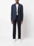 Boglioli Blazer met enkele rij knopen Blauw - Thumbnail 2