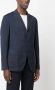 Boglioli Blazer met enkele rij knopen Blauw - Thumbnail 3