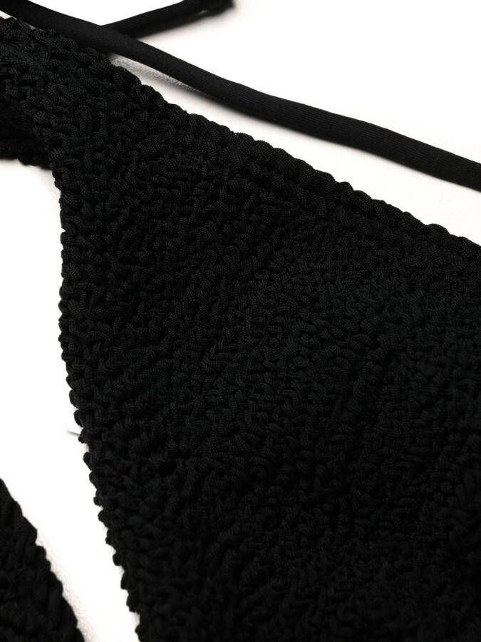Bond-eye Triangel bikinitop Zwart