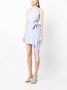 BONDI BORN Asymmetrische mini-jurk Blauw - Thumbnail 3