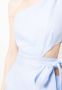 BONDI BORN Asymmetrische mini-jurk Blauw - Thumbnail 5