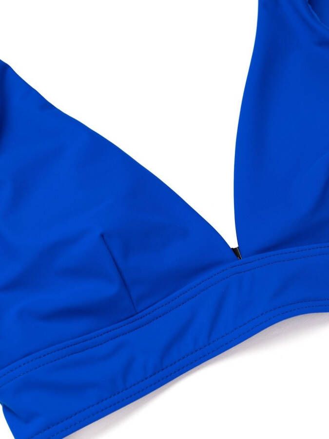 BONDI BORN Bikinitop met V-hals Blauw