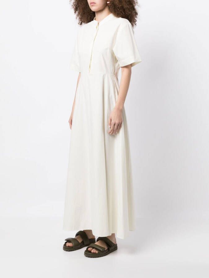 BONDI BORN Maxi-jurk met korte mouwen Wit
