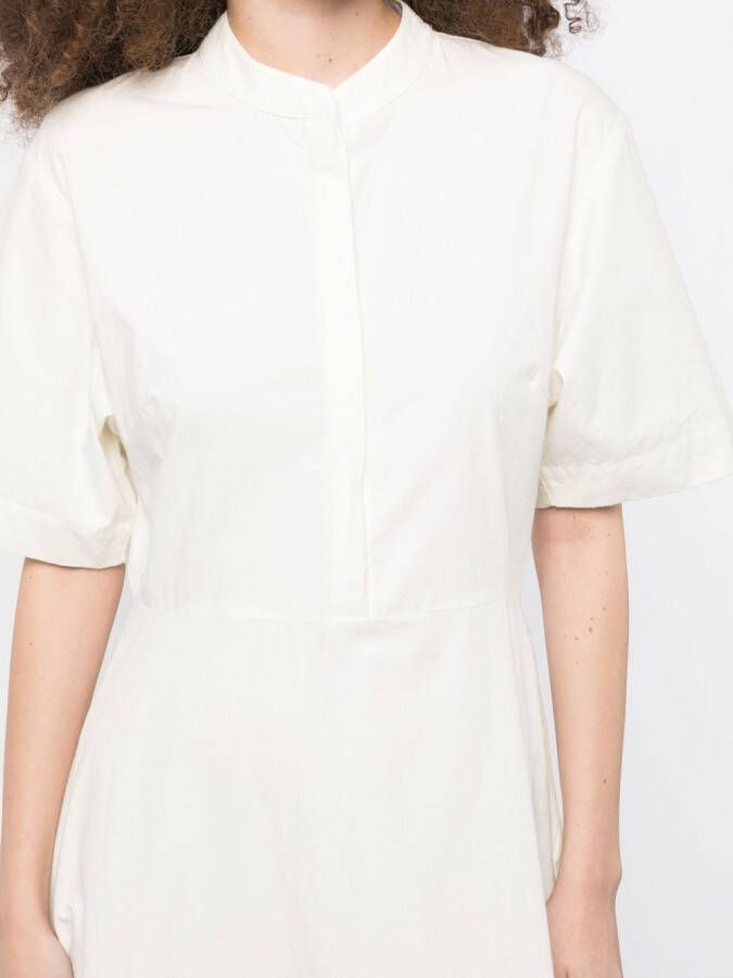 BONDI BORN Maxi-jurk met korte mouwen Wit