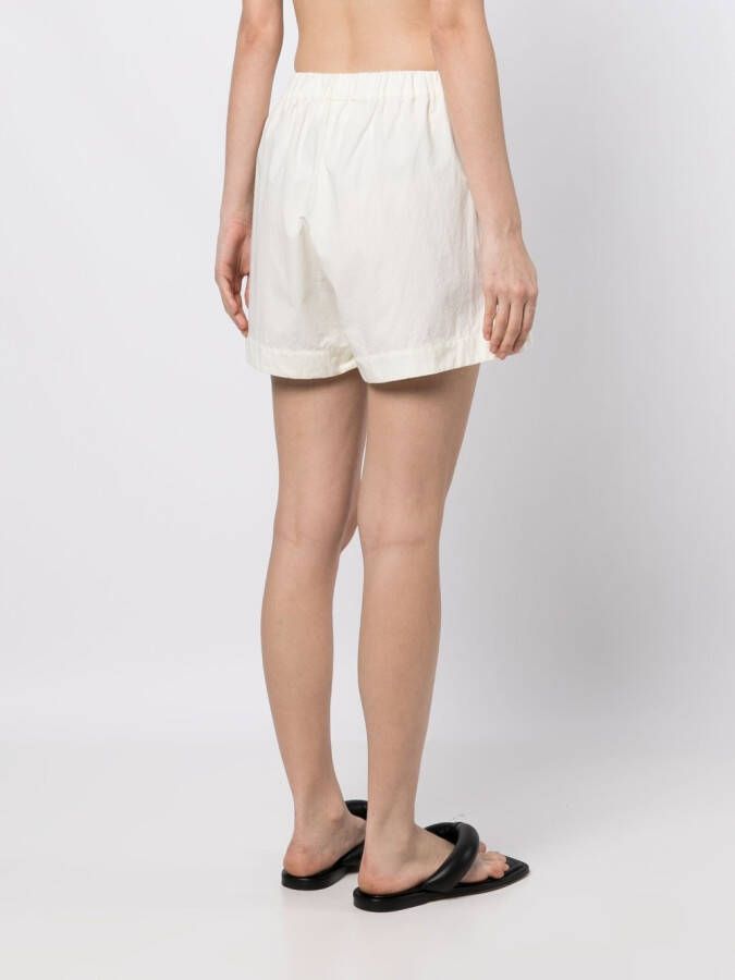 BONDI BORN Shorts met elastische taille Wit