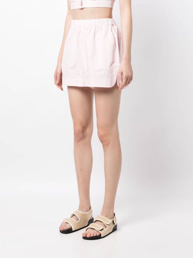 BONDI BORN Shorts met elastische tailleband Roze