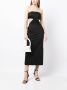 BONDI BORN Strapless jurk Zwart - Thumbnail 2