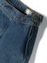 Bonpoint Cerena spijkerrok met geborduurd logo Blauw - Thumbnail 3