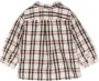 Bonpoint Geruit shirt Beige - Thumbnail 2