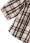 Bonpoint Geruit shirt Beige - Thumbnail 3