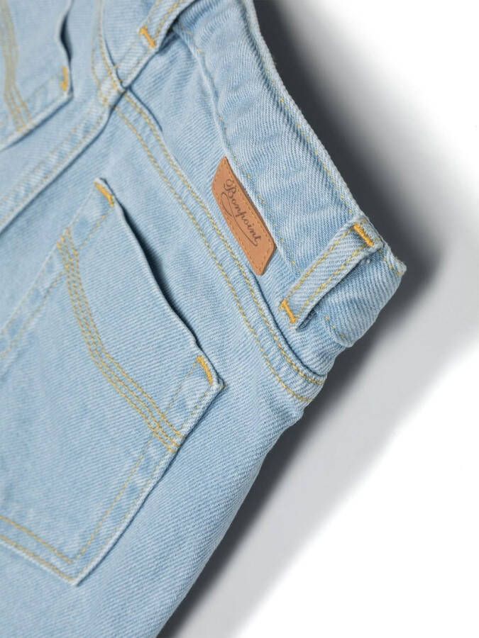 Bonpoint Shorts met geborduurd detail Blauw