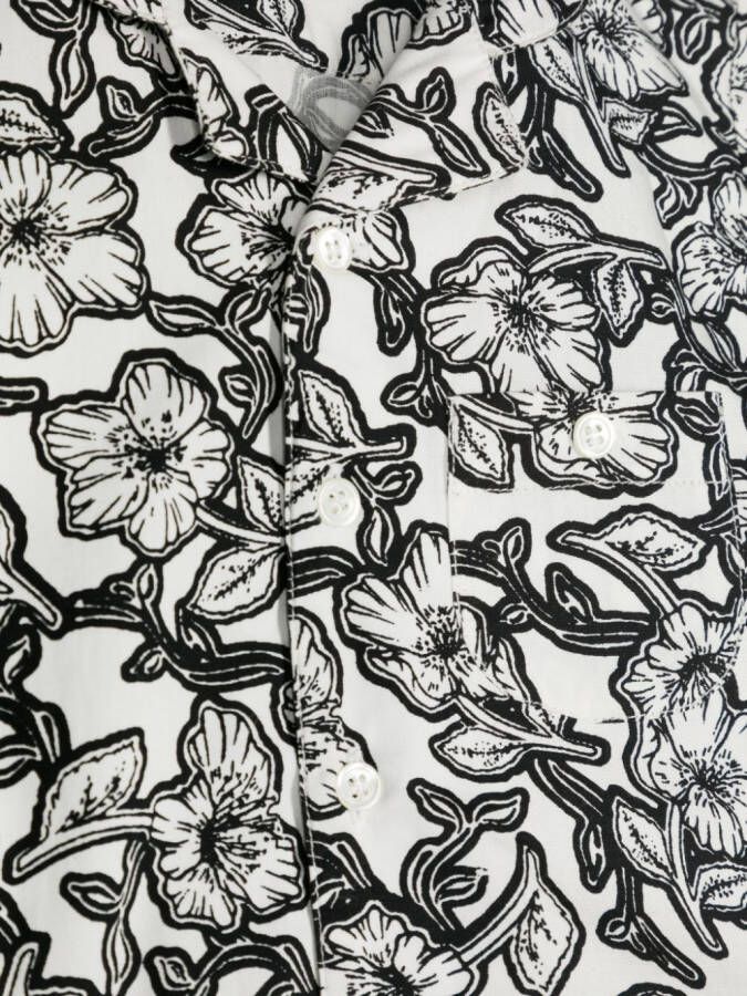 Bonpoint Shirt met bloemenprint Wit