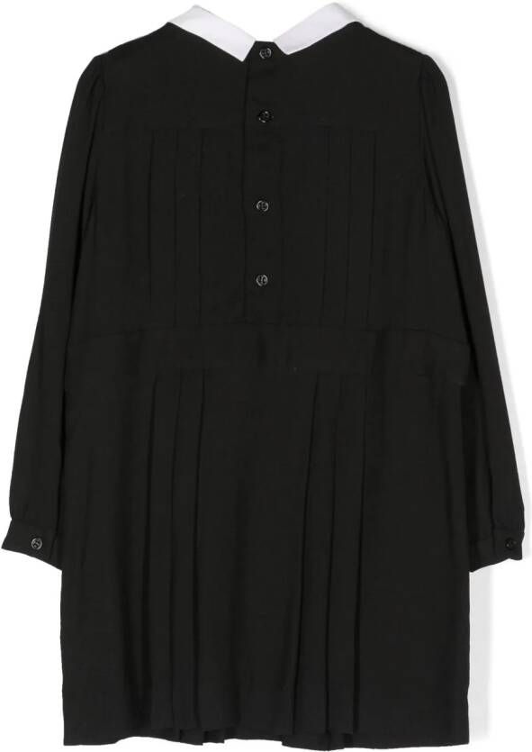 Bonpoint Geplooide jurk Zwart