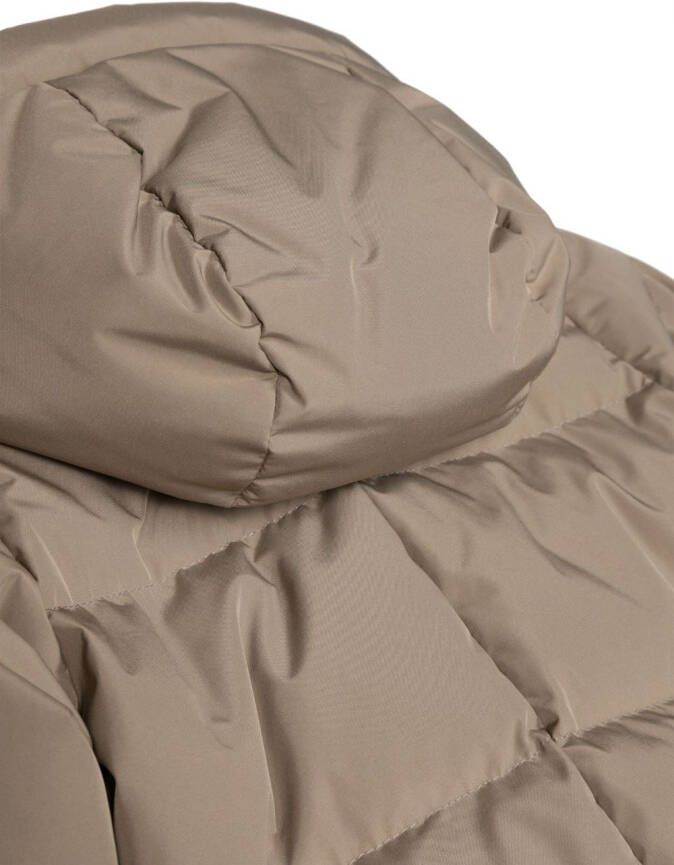 Bonpoint Gewatteerd skipak met rits Beige