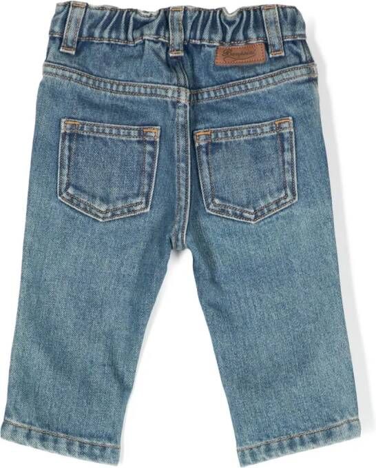 Bonpoint Jeans met elastische taille Blauw