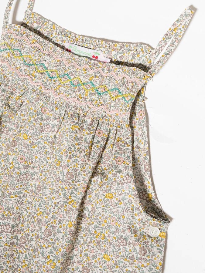 Bonpoint Jumpsuit met bloemenprint Groen