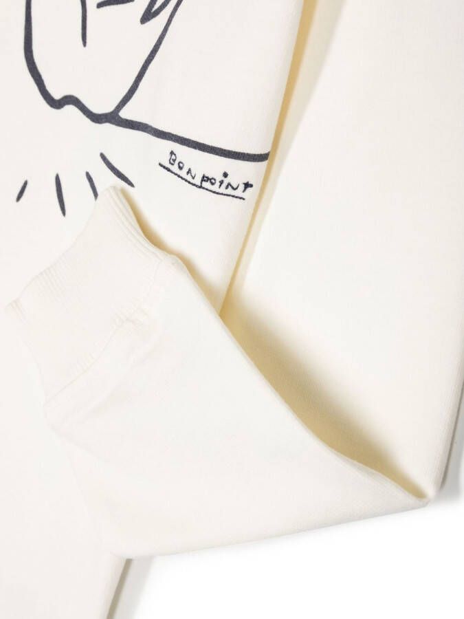 Bonpoint Katoenen T-shirt Beige