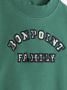 Bonpoint Sweater met geborduurd logo Groen - Thumbnail 3