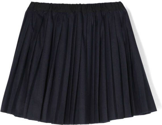 Bonpoint Mini plooirok Blauw
